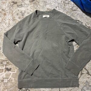 Buck mason Sage green cotton crewneck men’s medium